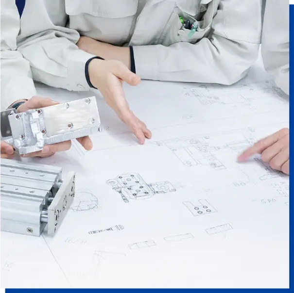 生産ライン設備の組立作業